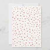 サプライズ40th誕生日パーティー-バラ金ゴールドと白 招待状 (裏面)