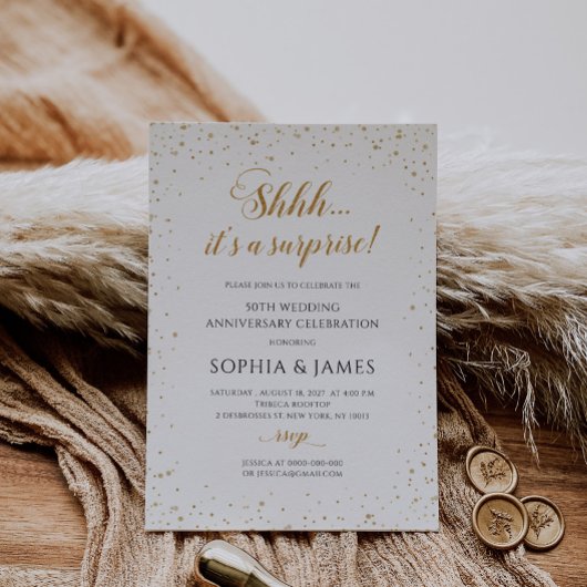 サプライズ50周年招待状 - GAC151 招待状