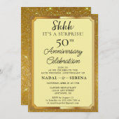 サプライズ50結婚周年 招待状 (正面/裏面)