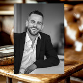 サプライズ60歳誕生日ブラックゴールドバルーン パーティー 招待状