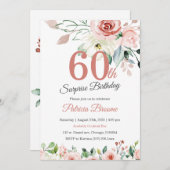 サプライズ60誕生日for Women 招待状 (正面/裏面)