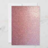 サプライズ60thバースデーパーティーバラ金ゴールド 招待状 (裏面)