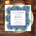 サプライズ60thバースデーパーティー青紫陽花 招待状<br><div class="desc">サプライズ60th Birthday Party Blue Hydrangea招待状は、青いあじさいと緑の美しい水色だ。「このテンプレートをパーソナライズ」を選択するとパーソナライズできまもしす。またカスタマイズは、このデザインを更に使用したい場合は、「デザインツールを使用して編集」を選択してください。合もし品が必要だ連絡さい。</div>
