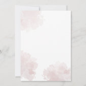 サプライズ60th誕生日パーティパステルフローラスクリプト 招待状 (裏面)