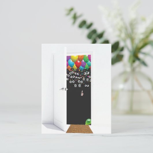 サプライズ60th誕生日パーティードア 招待状 (スタンド正面)