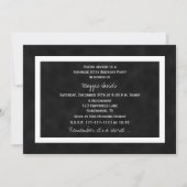 サプライズ60th誕生日パーティー招待Chalkboard 招待状 (裏面)