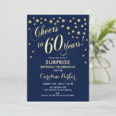 サプライズ60th誕生日パーティー – 金ゴールド海軍 招待状 (スタンド正面)