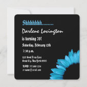 サプライズ70歳の誕生日パーティーひまわりA01B 招待状 (裏面)