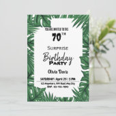 サプライズ70歳の誕生日パーティー招待状 招待状 (スタンド正面)
