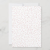 サプライズ70thバースデーパーティー – ホワイトローズ金ゴールド 招待状 (裏面)