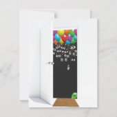 サプライズ70th誕生日パーティードア 招待状 (正面)