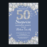 サプライズ70th誕生日ブルーシルバーダイヤモンド 招待状<br><div class="desc">サプライズ50誕生日招待状。青と銀のラインストーンのダイヤモンドレッド背景。誕生日エレガントBash招待状。大人の誕生日。女性誕生日。男性誕生日。さらにカスタマイズするには、「クリックカスタマイズit」ボタンをクリックし、デザインツールを使用してこのテンプレートを変更してください。</div>