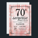サプライズ70th誕生日招待状ピンクグリッター 招待状<br><div class="desc">第70誕生日招待状、ピンクのグリッター背景付きピンクのストリングライト。ピンクの誕生日。大人の誕生日。男性か女性のBday招待状。13.15.16.18.21.30.40.50.60.70.80.90.100.何歳でもさらにカスタマイズするには、「クリックカスタマイズit」ボタンをクリックし、デザインツールを使用してこのテンプレートを変更してください。</div>