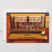 サプライズ75th誕生日パーティー招待状交換機 招待状 (正面)