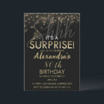 サプライズ80th Birthday Party for Women, Black 招待状<br><div class="desc">サプライズ誕生日パーティーShuuuuh Blackと金ゴールド招待状で究極のサプライズ素晴らしバースデーバッシュをホストする準備をしなさい！この招待は単なるカードではなく、陰謀、興奮、そして忘れられないお祝いの約束である。鍵の特徴：神秘的なエレガンス：シャフブラックと金ゴールド招待状はあなたの驚きの誕生日パーティーに謎とエレガンスの要素を追加する。ブラックと金ゴールドの配色は洗練され、華やかなイベントのステージを設定。カスタマイズ可能：誕生日の誕生日の名前、パーティーの日付、時刻、場所、および共有する追加詳細を使用して、この招待をカスタマイズする。パーティーのテーマに合わせて、フォントや文字の色を多彩に提供する。印刷高品質：私たちの招待状は、大事な行事の重要性を反映した豪華で高品質仕上がりを保証するためにプレミアムカードストックに専門的に印刷されている。多彩なデザイン：この招待はすべての年齢に適しており、ディナーパーティーからレイドフォーマルバック裏庭バーベキューまで、お祝いの任意のスタイルに適応することができる。適応性の高いデザインは、どんな驚きの誕生日の集まりに最適であることを意味する。Matching Envelope：各招待状には一致する黒い封筒が含ま与えれ、あなたのゲストはスタイリッシュ何が何であるかのヒント来が含まれる。好奇心を刺激する：Shuuuuh Blackと金ゴールド招待状は、あなたは明らかにしようとしているスリリングな秘密の中に興味をそそる覗き見として役立つ。それは興奮とお祝いと驚きの夜のステージを設定する。あなたはお祝いの誕生日にサプライズパーティーを計画するか、単にあなたの誕生日に陰謀の空気を追加したいかどうか、私たちのサプライズ誕生日パーティーShuuuuh Blackと金ゴールド招待状は完璧な選択である。好奇心を刺激し、思い出に残るイベントのトーンを設定する招待状だ。今日あなたの招待状を注文し、この驚きの誕生日を思い出すお祝いにする準備をする！</div>