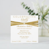 サプライズ90エレガントバースデーパーティ招待状 招待状 (スタンド正面)