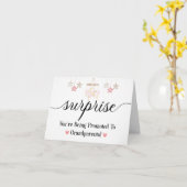 サプライズ！あなたは祖父母に昇進すること カード (黄色い花)