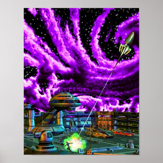 サプライズ・アタック（11インチx 14インチ）アートプリントポスター ポスター (正面)