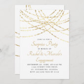 サプライズ・アニバーサリー・エンゲージメント・パーティー 招待状 (正面/裏面)