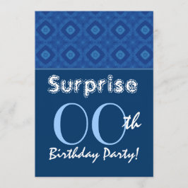 サプライズ·アニー·イヤー·誕生日·ブルー·ダイヤモンドVer 2 G31 招待状