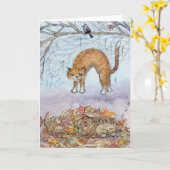 サプライズ！! カード (黄色い花)