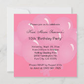 サプライズ・キッズ誕生日パーティー子猫 招待状 (裏面)