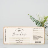 サプライズ クーポン 搭乗券 乗船券 クルーズ 夕食 招待状 (スタンド正面)