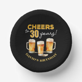 サプライズ+チア+ビール 誕生日パーティー ペーパーボウル