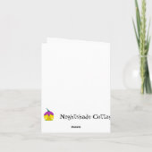 サプライズ・ドラゴン誕生日カード カード (裏面)