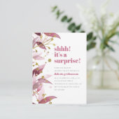 サプライズ·バースデー·パーティー紫水彩葉ズ インビテーションポストカード (スタンド正面)