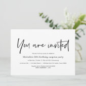 サプライズ・バ招待されースデー・パーティー 招待状 (スタンド正面)