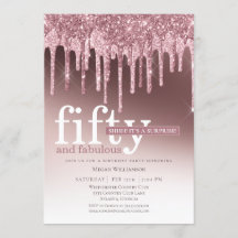 サプライズ ピンク グリッター 50歳 最高の誕生日