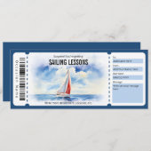 サプライズ ヨットレッスン ギフト券 招待状 (正面/裏面)