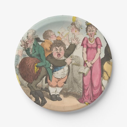 サプライズ – ラウンド紙プレート ペーパープレート (正面)