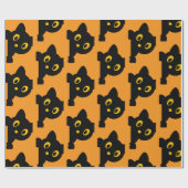 サプライズ！双子の黒猫 ラッピングペーパー (フラット)