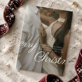 サプライズ 婚約しました クリスマスフォト シーズンカード