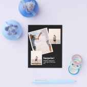 サプライズ!婚約写真コラージュ予算 チラシ (シングル)