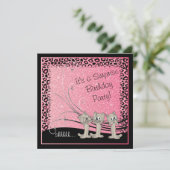 サプライズ！子供の誕生日パーティーキッテンズ 招待状 (スタンド正面)