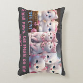 サプライズ!子猫だ! – 愛らしいカアクセント枕 アクセントクッション (正面(垂直))