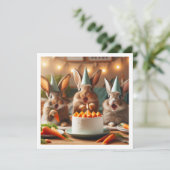 サプライズ!私たちの甘いバニーの誕生日、ウサギの誕生日 招待状 (スタンド正面)