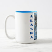 サプライズ!ALASKAN Bear in River Coffee Mug_ ツートーンマグカップ (左)
