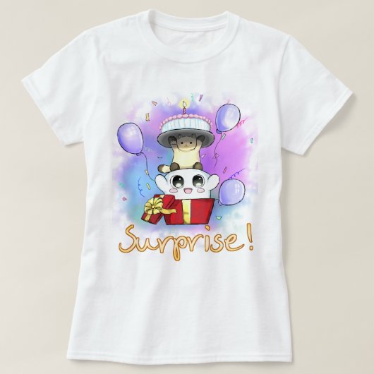 サプライズ！ Tシャツ (デザイン正面)