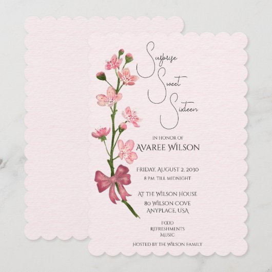 サプライズSweet sixteen (正面/裏面)