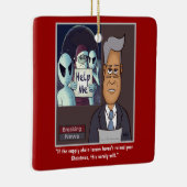 サプライチェーンセラミックオーナメント セラミックオーナメント (右)