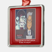 サプライチェーンメタル休日オーナメント メタルオーナメント (左)