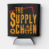 サプライチェーンロゴビールはクッキーが出来る！ 缶クーラー (正面)