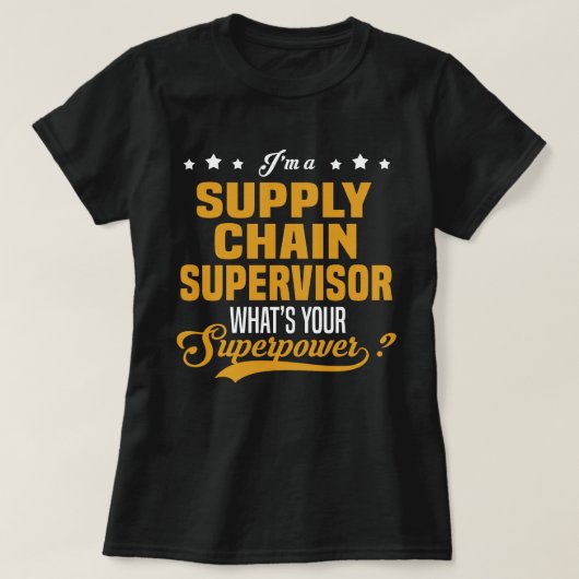 サプライ・チェーン管理者 Tシャツ (デザイン正面)