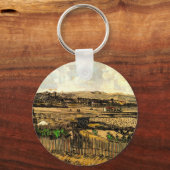 サベストインプロヴァンスモンマジュールbyビンセント・ヴァン・ゴッホ キーホルダー (正面)