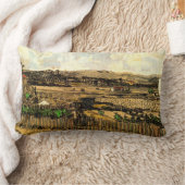 サベストインプロヴァンスモンマジュールbyビンセント・ヴァン・ゴッホ ランバークッション (ブランケット)