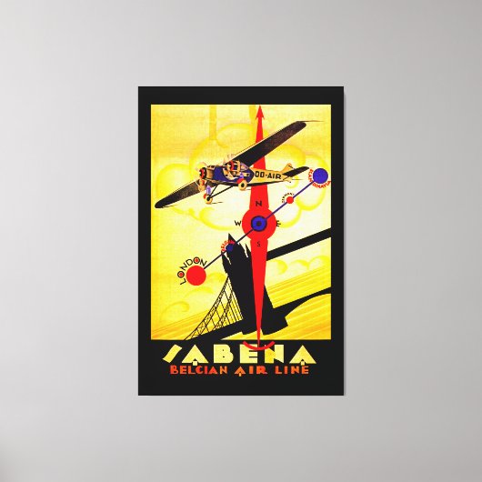 サベナアールデココンパス キャンバスプリント (正面)